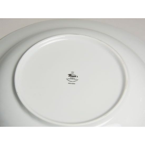 Mísa mělká kulatá 30 cm (klubový talíř), Thun 1794, karlovarský porcelán, ROSE 80061