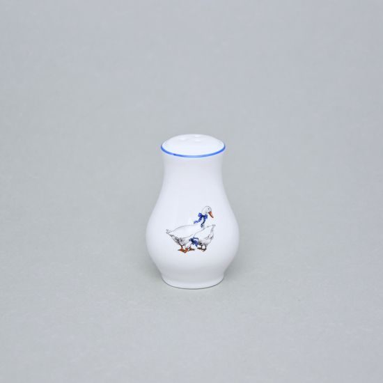 Pepper shaker 7,5 cm, Český porcelán a.s., Goose