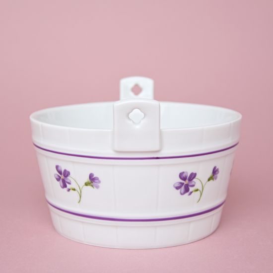 Tub round 15 x 8 cm, Violet, Cesky porcelan a.s.