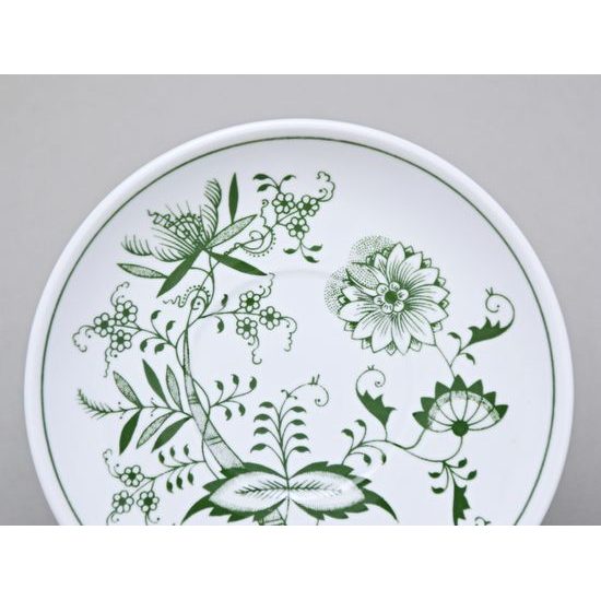 Podšálek 15 cm pod hrnek Baňák 0,30 l, zelený cibulák, Český porcelán a.s.