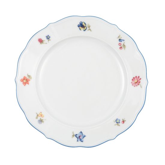 Breakfast plate 20 cm, Sonate 34032 flowers, Seltmann porcelain