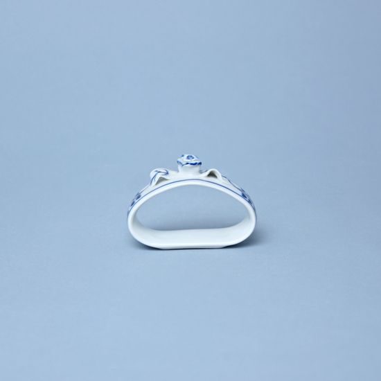 Napkin ring with rose 7 cm, Original Blue Onion Pattern