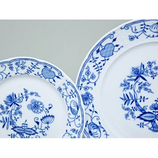 Plate set for 6 persons, 26 cm dining plate, Thun 1794 Carlsbad porcelain, Natalie - Onion