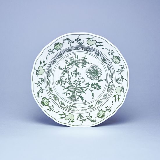 Talíř dezertní 15 cm, Zelený cibulák, Český porcelán a.s.