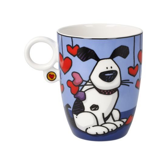 Hrnek Love Dog 400 ml, jemný kostní porcelán, Ed Heck, Goebel