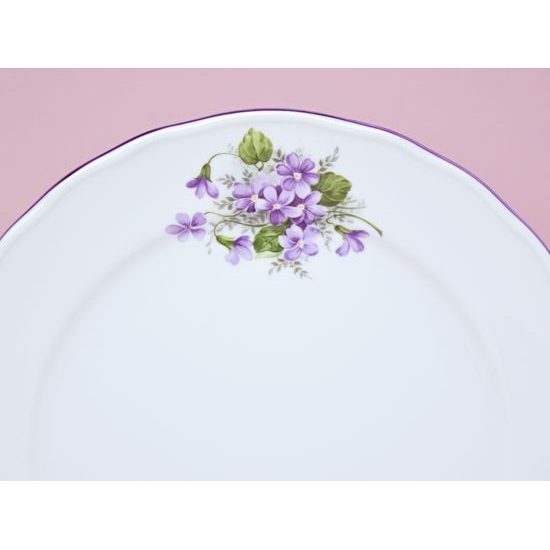 Plate dining 26 cm, Violet, Cesky porcelan a.s.