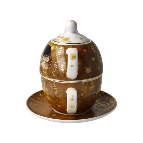 Tea for One Gustav Klimt - The Kiss, 0,35 l, New Bone China, Goebel