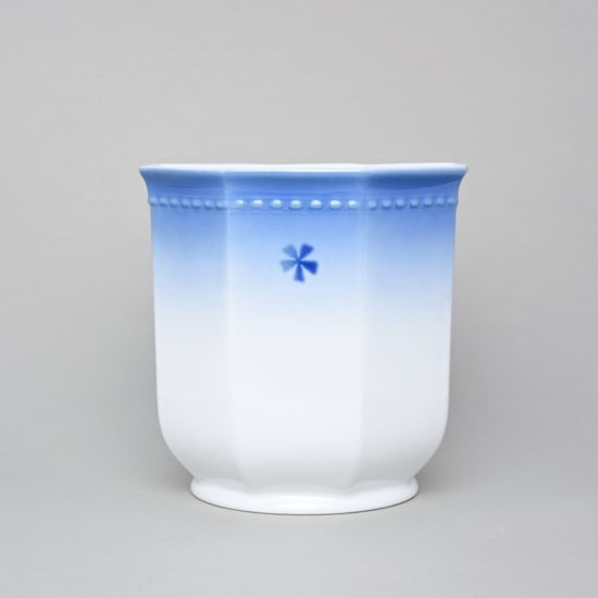 Flower pot 17,8 x 17,2 cm, Thun 1794, karlovarský porcelán, BLUE CHERRY