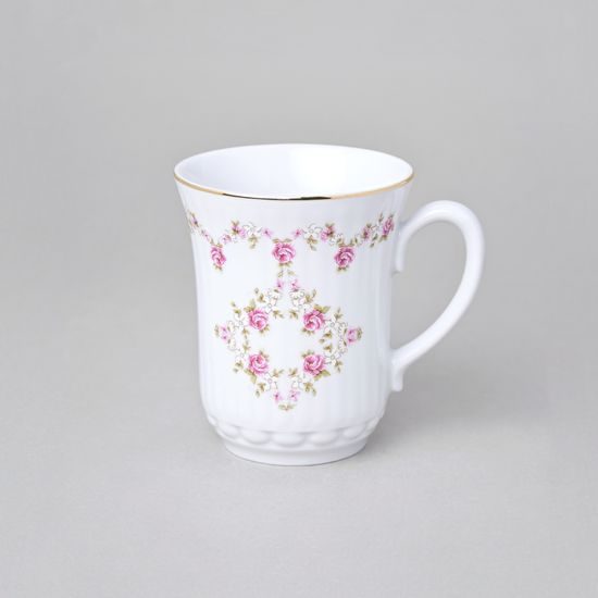 Hrnek Derby 250 ml, růžičky, Český porcelán a.s.
