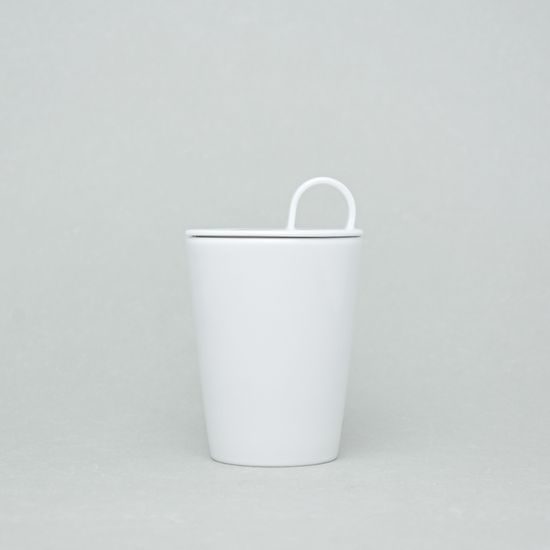 Bohemia White, lid for sugar bowl 0,25 l, design Pelcl, Český porcelán a.s.