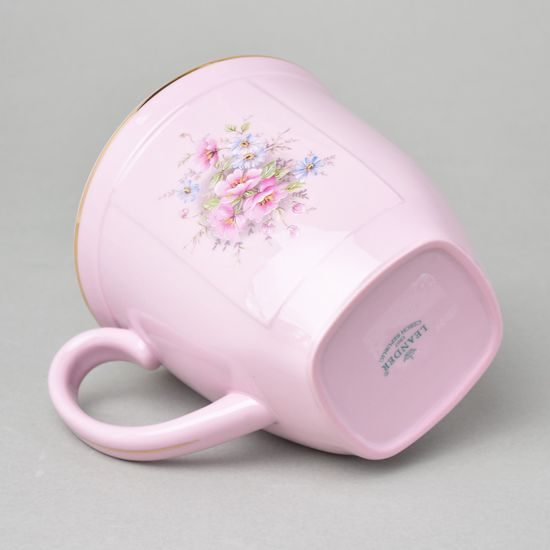 Mug square 0,6 l dekor 13, Leander Rose China