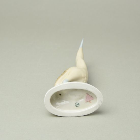 Bukač - pták 19 cm, Luxor, Porcelánové figurky Duchcov