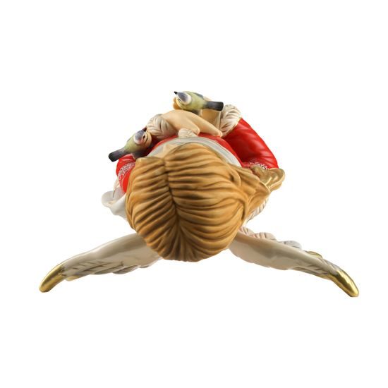 Figurka Vánoční čas klidu 24,5 / 16 / 50 cm, kamenina, Goebel