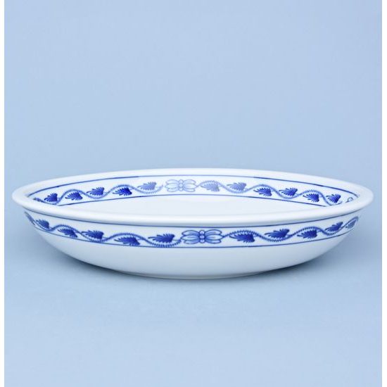 Bowl for baking oval large 32,5 x 24,4 cm, h.6,6 cm, Original Blue Onion Pattern