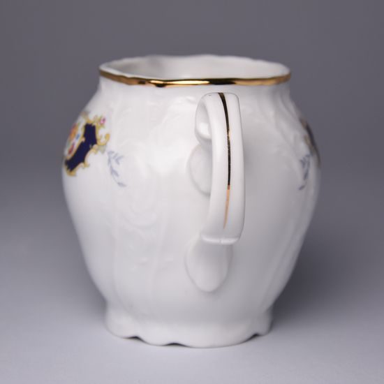 Mlékovka 250 ml, Thun 1794, karlovarský porcelán, BERNADOTTE erbíky