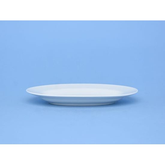 Side dish oval 22 cm, Nina white, Thun 1794 Carlsbad porcelain