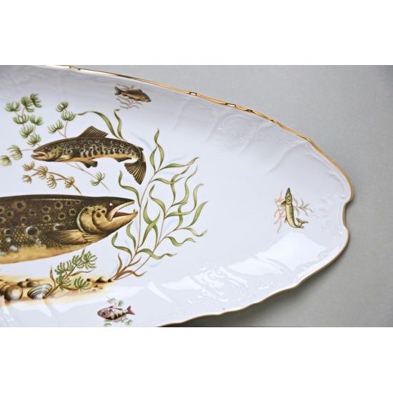 Mísa na rybu 65 cm, THUN 1794 karlovarský porcelán, BERNADOTTE rybářská