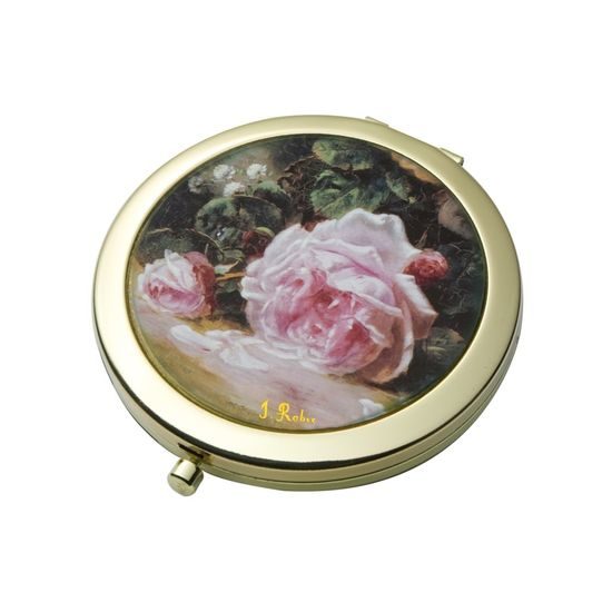 Mirror Still Live with Roses 7,5 cm, Metal, J. B. Robie, Goebel Artis Orbis