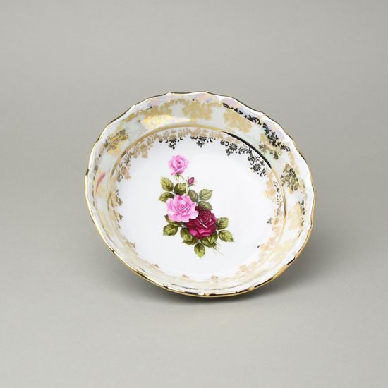 Bowl 19 cm low, Cecily, QueensCrown porcelain