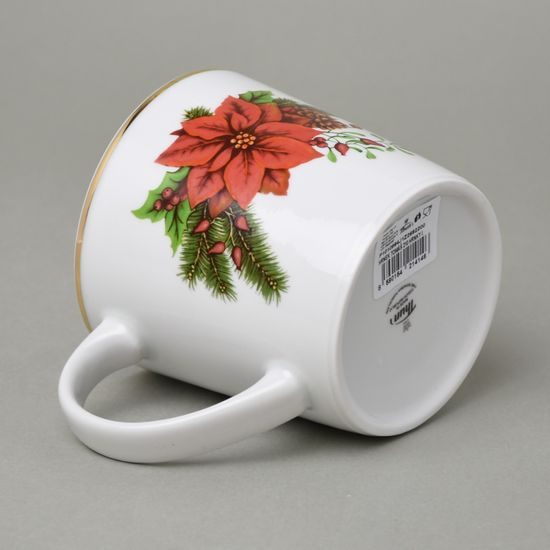 Mug Tomáš 0,47 l Christmas rose, Thun 1794, karlovarský porcelán