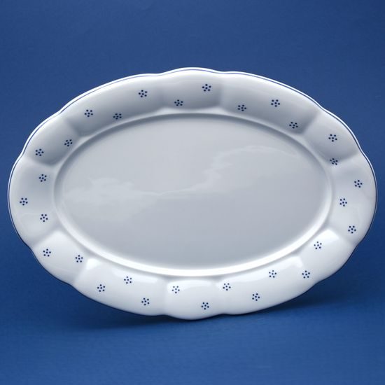 Oval dish flat 36 cm, Benedikt Valbella, G. Benedikt 1882