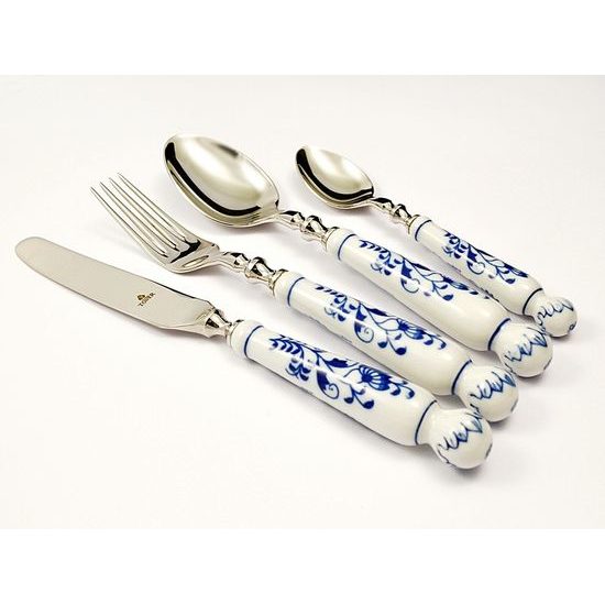 24 pieces cutlery set, Original Blue Onion Pattern - Cibulák (Blue Onion  pattern) - Cutlery - Original Blue Onion Pattern, by Manufacturers or  popular decors - Dumporcelanu.cz - český a evropský porcelán, sklo, příbory