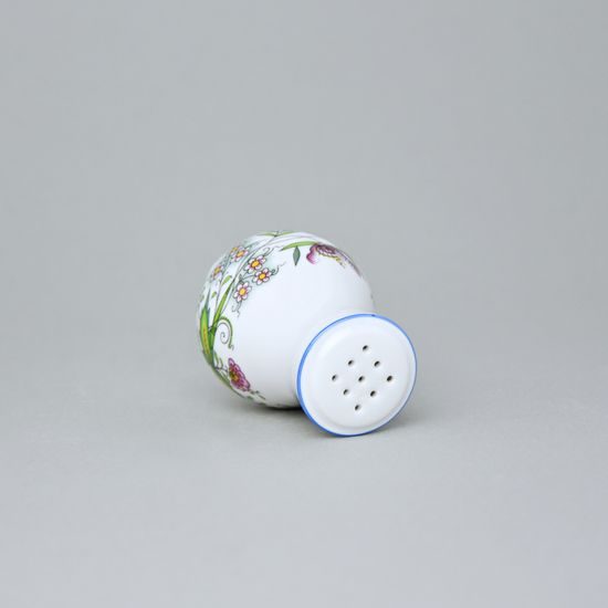 Salt shaker 7,5 cm, COLOURED ONION PATTERN