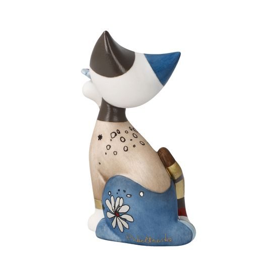 Cat Ilaria 6 / 4 / 8cm, biscuit china, Cats Goebel R. Wachtmeister