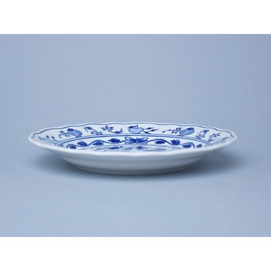 Talíř mělký 21 cm, Cibulák, originální z Dubí