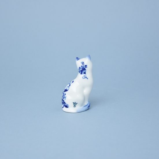 Cat 8,3 x 4,5 x 4 cm, Original Blue Onion pattern