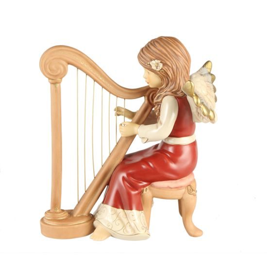 Angel Gentle Melody 34,5 / 27 / 36 cm, stoneware, Goebel