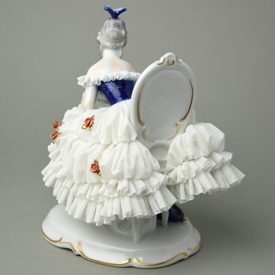 Bouquet 19 x 13 x 20 cm, Kurt Steiner, Porcelain Figures Unterweissbacher