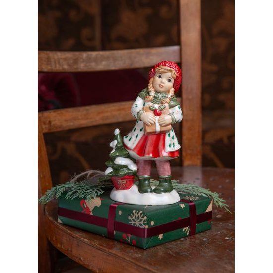 Figurka Darovat s láskou 8 / 6 / 14,5 cm, kamenina, Goebel