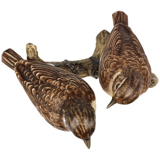 Pair of Whinchats 11 / 8 / 11 cm, porcelain, Goebel