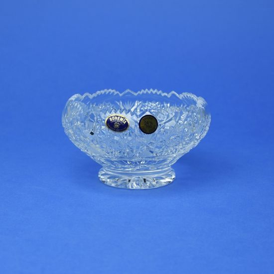 Bowl 15,5 cm footed, Maia cut, Bohemia Crystal