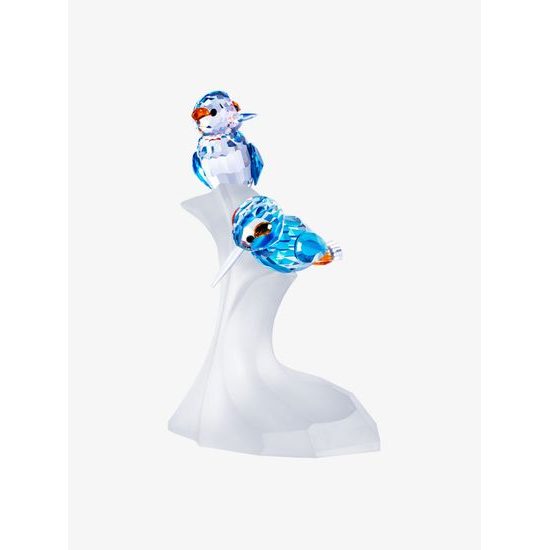 Two Kingfishers 80 x 125 mm, Crystal Gifts and Decoration PRECIOSA