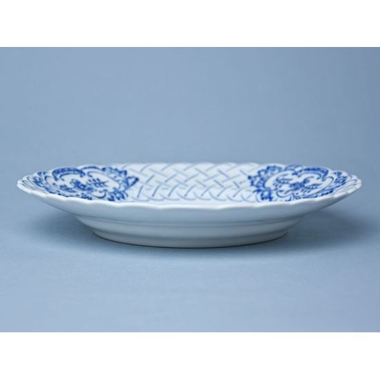 Plate embossed 24 cm, Original Blue Onion Pattern