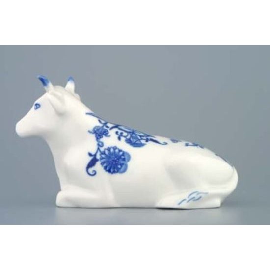 Cow lying 16 cm, Original Blue Onion pattern (QII)