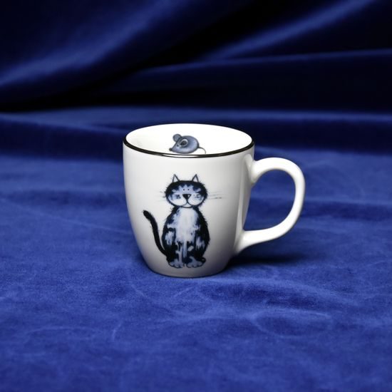 Mug Harry mini 80 ml, cat, Český porcelán a.s.