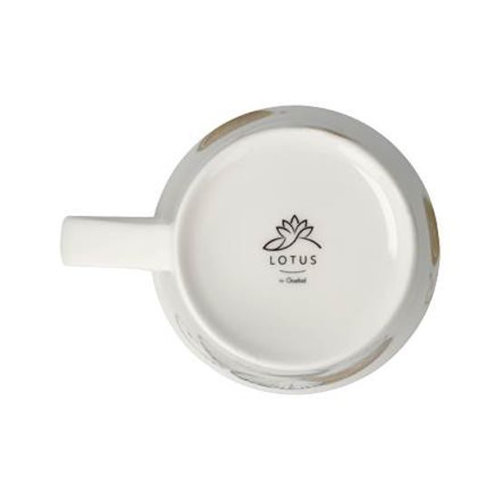 Hrnek 350 ml Ginko - černé, 130 / 10,5 / 9,5 cm, jemný kostní porcelán, Goebel