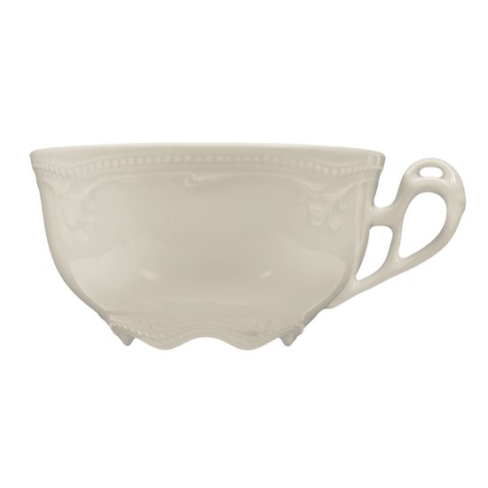 Cup low 200 ml tea, Rubin Cream, Seltmann porcelain