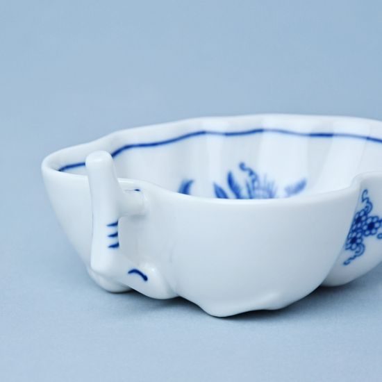 Leaf sugar bowl 10,8 cm, Original Blue Onion Pattern