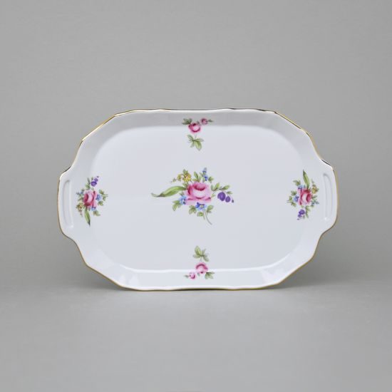 Tray small 23 cm, Thun 1794 Carlsbad Porcelain, BERNADOTTE Meissen Rose