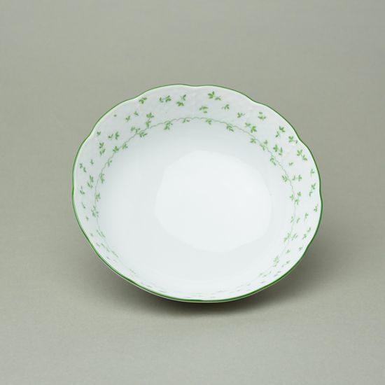 NATÁLIE zelené kvítky: Miska 16 cm, Thun 1794, karlovarský porcelán
