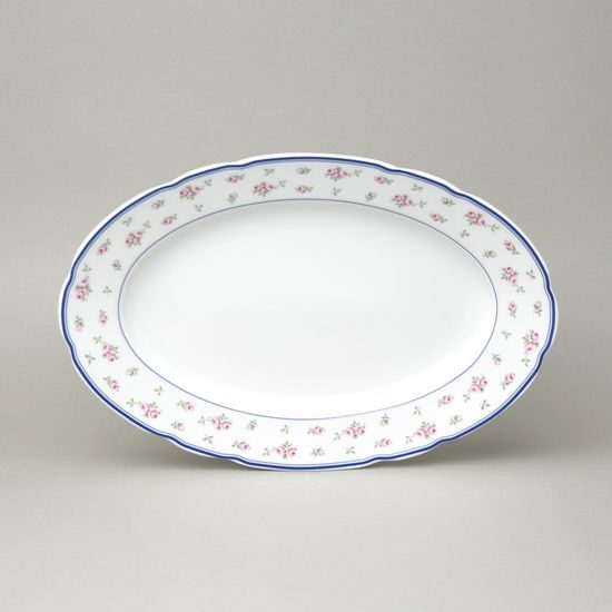 Mísa oválná 32 cm, Thun 1794, karlovarský porcelán, ROSE 80283