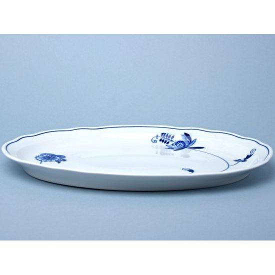 Plate (platter) oval 35 x 24 cm, Eco blue, Cesky porcelan a.s.