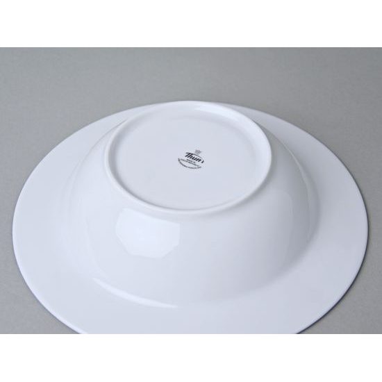 Plate deep 22 cm (450 ml), ELLA blue stripes, Thun 1794, karlovarský porcelán