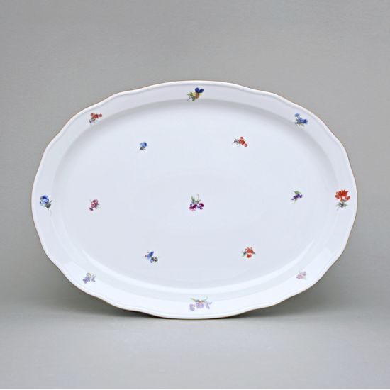 Talíř oválný 35 cm, Rakouská házenka, Český porcelán a.s.