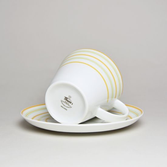 Tea cup and saucer 220 ml, Thun 1794 Carlsbad porcelain, TOM 29958