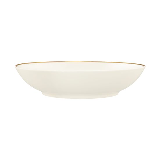 Deep plate 21 cm, Savona fine diamond with gold line, Seltmann porcelain